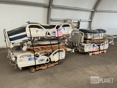 (3) Hill-Rom Hospital Beds & (1) Midmark Examination Table