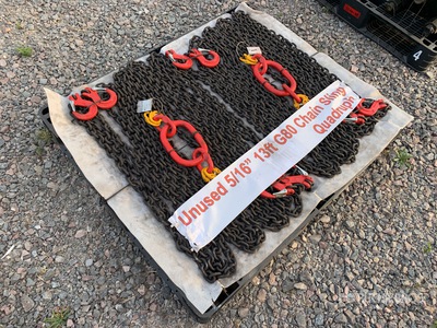 Quantity of (2) 2026 Mackman QW9.4T Lote de Eslingas de Cadena (Sin Usar) / Quadruple Leg Chain Sling (Unused)