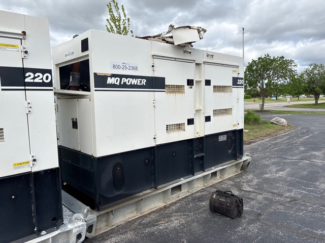 2019 Multiquip Whisperwatt DCA-220SSJU4F2 220 kVA Skid-Mounted Generator Set