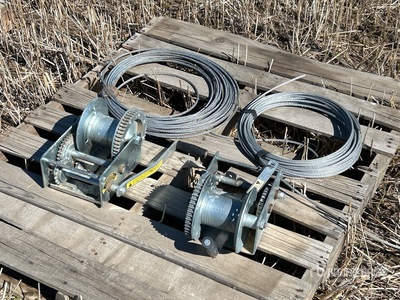 Quantity of (2) Manual Winch
