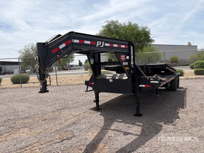 2022 PJ 20 ft T/A Gooseneck Apparatuur aanhangwagen (Inoperable)