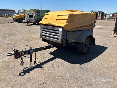 2014 Atlas Copco XAS 185 JD7 185 cfm Mobile Compresseur à air