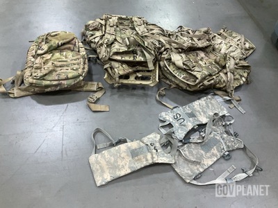 (11) Large Field Pack Sets, (1) Field Pack & (25) Hydration System Carriers