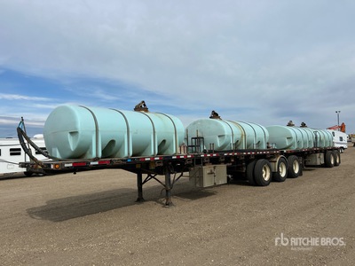 2015 BWS 32 ft Super B-Train Lead Tote Flatbed Trailer