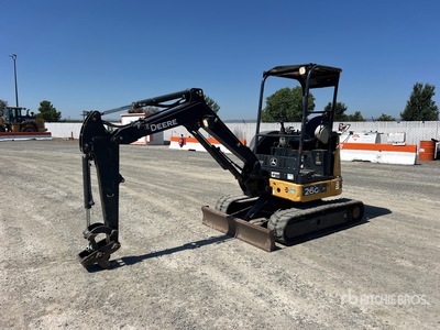 2016 John Deere 26G Minigraafmachine