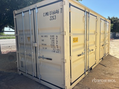 20 ft Standard Multi-Door Storage Container (Unused)