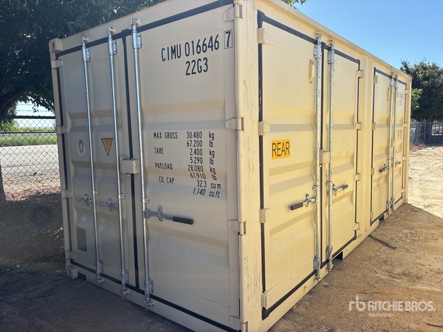2025 20 ft Standard Multi-Door Storage Container (Unused)