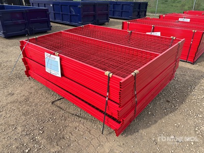 Quantity of (30) Canex 7 ft 6 in x 6 ft Powder Coated bouw hek (Unused)