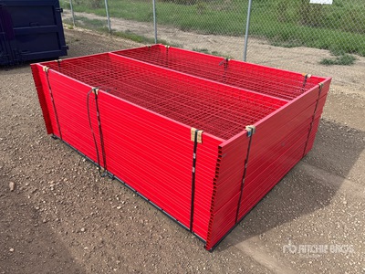 Quantity of (30) Canex 7 ft 6 in x 6 ft Powder Coated bouw hek (Unused)