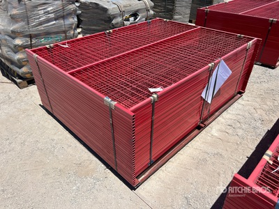 Quantity of (30) Canex 8 ft x 6 ft Powder Coated Ogrodzenie terenu (Unused)