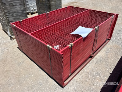 Quantity of (30) Canex 8 ft x 6 ft Powder Coated Ogrodzenie terenu (Unused)