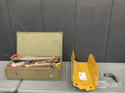(1) Pneumatic Air Drill, (1) Access Cover, (1) Tool Kit & Assorted Items