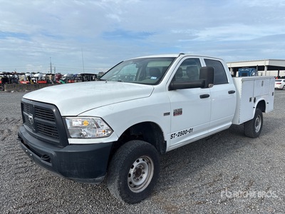2012 Dodge Ram 2500 4x4 Crew Cab Utility Truck
