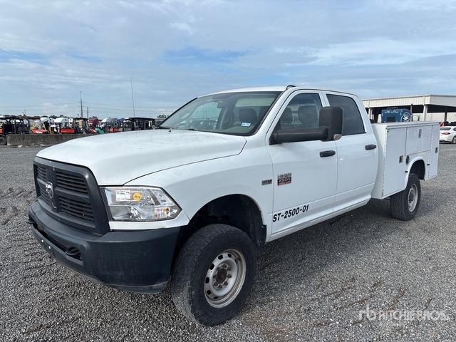 2012 Dodge Ram 2500 4x4 Crew Cab Utility Truck