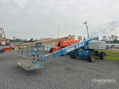 2012 Genie S-60X 4WD Diesel Telescopic Boom Lift