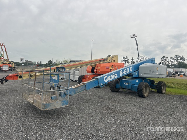 2012 Genie S-60X 4WD Diesel Telescopic Boom Lift