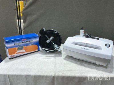 (12) Push-Up Testers, (1) Shredder, (1) Funnel & Assorted Items