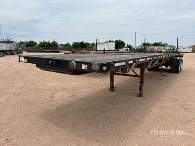 2001 Fruehauf 44 ft T/A مقطورة مسطحة