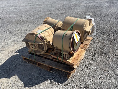 Quantity of (4) Pallets of Military Design 72-2500 Electric Brushless A/C Generators Divers
