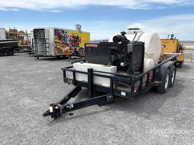 2016 Big Bubba's 14000 lb 14 ft T/A Pressure Washer مقطورة مسطحة