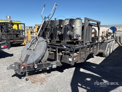 2012 Big Bubba's 24 ft Tri/A Pressure Washer Flatbed Trailer