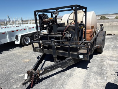 2010 Big Bubba's 14 ft T/A Pressure Washer Flatbed Trailer