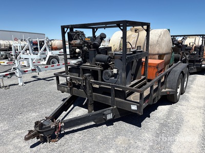 2007 Big Bubba's 14 ft T/A Pressure Washer Flatbed Trailer