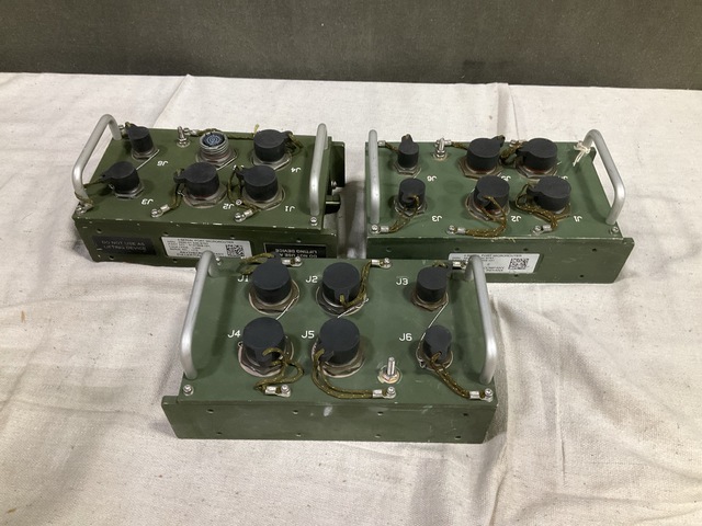 (8) Raytheon 6137658-101 4-Serial Port Microrouters