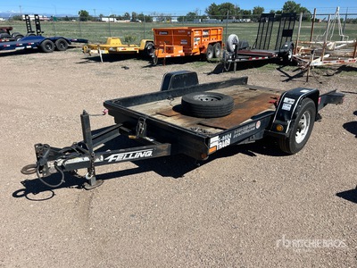 2015 Felling 12 ft S/A Tilt Deck Trailer