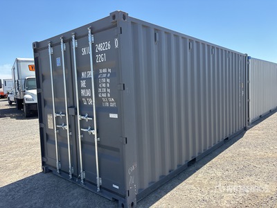 20 ft Standard Roll Up Door Storage Container (Unused)