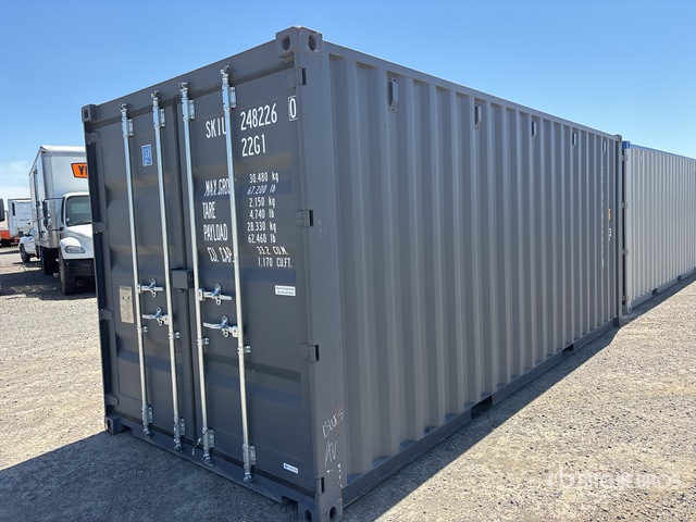 2025 20 ft Standard Roll Up Door Storage Container (Unused)