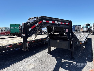 2019 PJ Trailers 32 ft T/A Gooseneck Remorque Basculante Pour Équipement