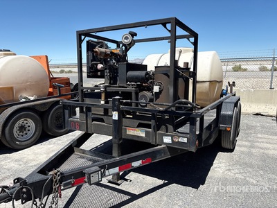 2018 PJ Trailers 14 ft T/A Pressure Washer Flatbed Trailer