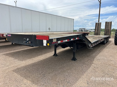2023 Pitts LB51-33CS Tri/A Single Drop Lowboy Trailer