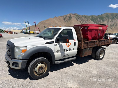 2012 Ford F-550 XL 4x4 Flatbed Dump Truck