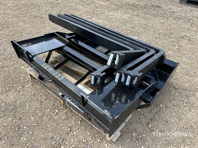 Quantity of (2) 48 in Skid Steer Forks (Unused)