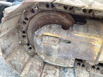 Undercarriage with Left Track Tensioner
