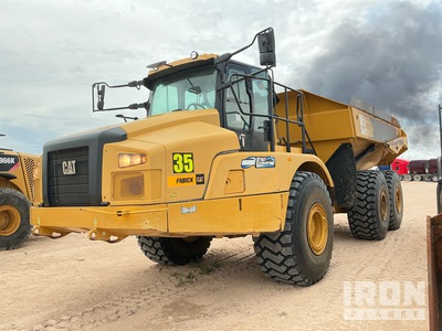 2018 Cat 745 Kiepwagen met knikbesturing