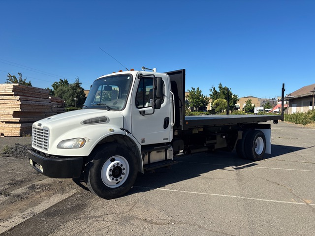 2008 Freightliner M2 106 4x2 Scissor Lift Flatbed Dump Truck 2008 Freightliner M2 106 4x2 Scissor Lift Flatbed Dump Truck