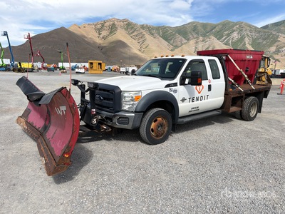 2015 Ford F-550 4x4 Extended Cab Snow Plow Truck