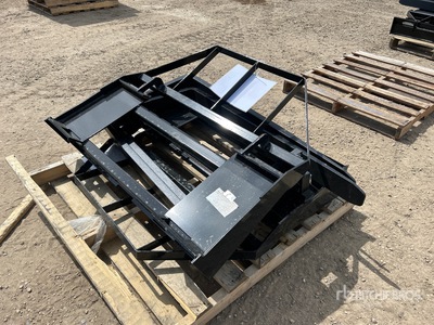 Quantity of (2) 48 in Skid Steer Forks (Unused)