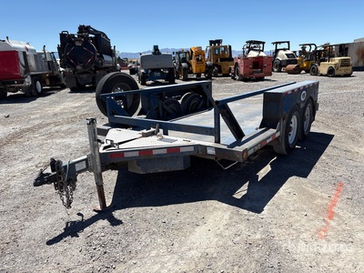 2016 Wasatch Trailer Sales 12 ft T/A Ground Load Trailer