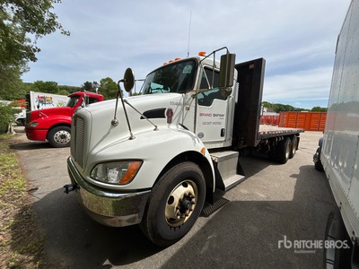 2016 Kenworth T370 6x4 Flatbed Truck (Inoperable)