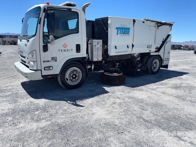 Tymco on 2018 Isuzu NQR Sweeper Truck
