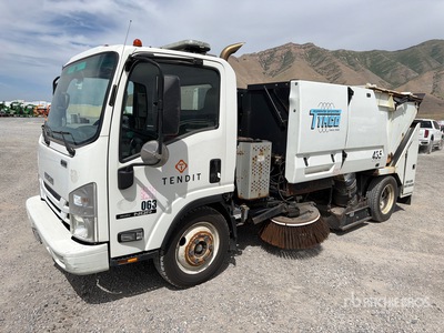 Tymco on 2018 Isuzu NQR Sweeper Truck