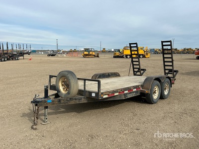 2014 Certified ST1216 16 ft T/A Equipment Trailer