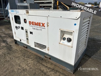 2020 Ashita ZH4100ZD 40 kVA Skid-Mounted Generator Set (Inoperable)