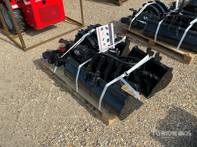 Quantity of (9) 2026 AGT 12EX-ATA Mini Excavator Attachments (Unused)