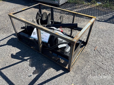 2026 Mower King SSECAG-Y Skid Steer Auger (Unused)