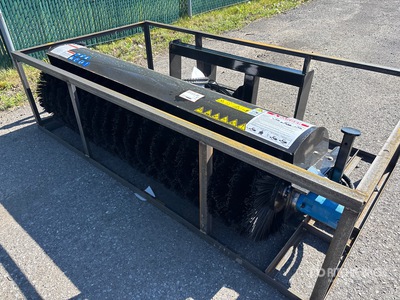2026 Mower King SSAB72 72 in Skid Steer Broom (Unused)